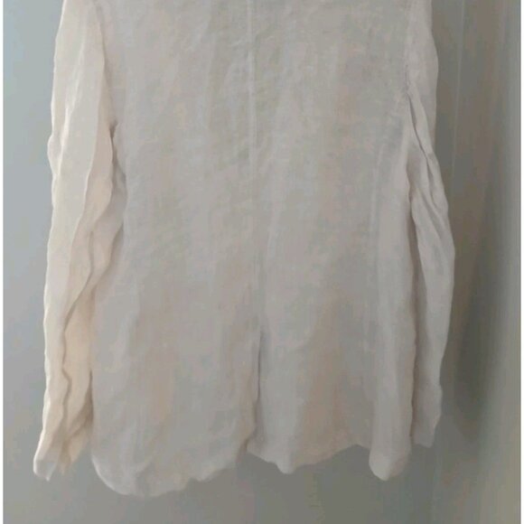 Eileen Fisher 100% Linen Blazer Jacket - Picture 8 of 10